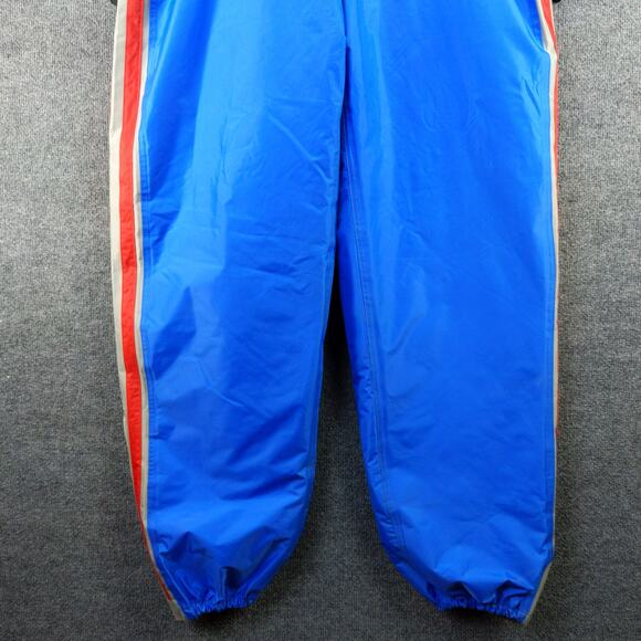 Unbranded Insulated Snow Pants Overalls Size XL Blue Red White Stripes - Picture 7 of 12